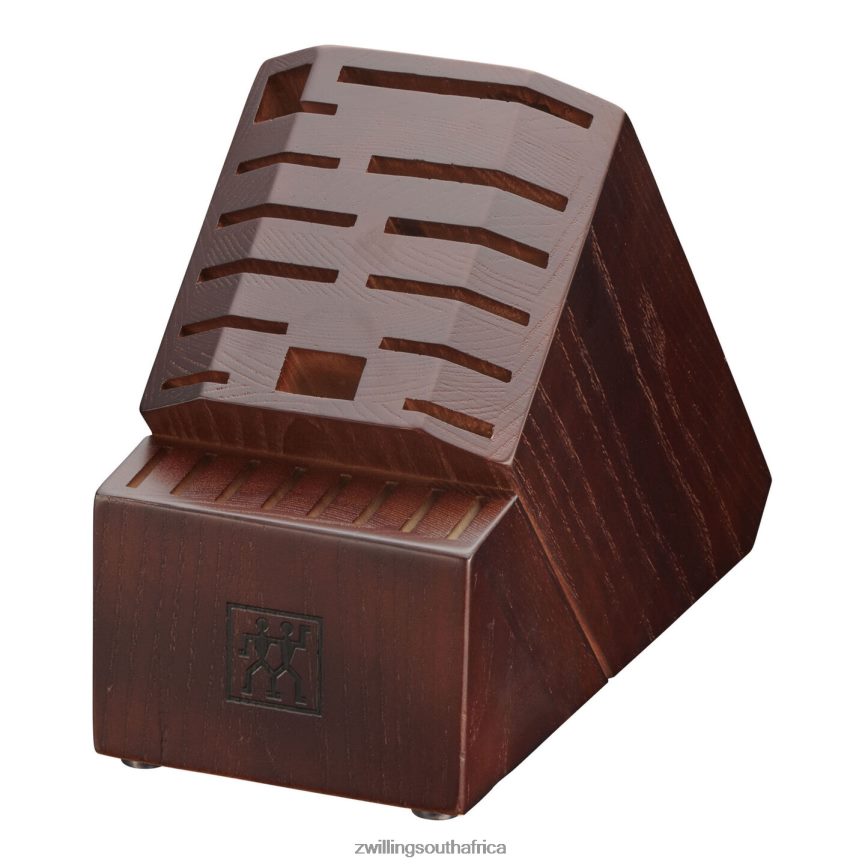 cutlery_zwilling_2h4bz4383_storage_ash_ash_pro_knife_block_empty_with_walnut_stain.jpg Cutlery Zwilling 2H4BZ4383 Storage ash, ash, Pro Knife Block Empty with walnut stain - Image 1