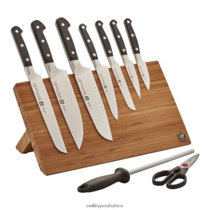 Cutlery Zwilling 2H4BZ4390 Pro 10-pc, Set with Bamboo Magnetic Easel Block