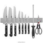 Cutlery Zwilling 2H4BZ4396 Pro 10-pc, Set with 17.5" stainless magnetic knife bar