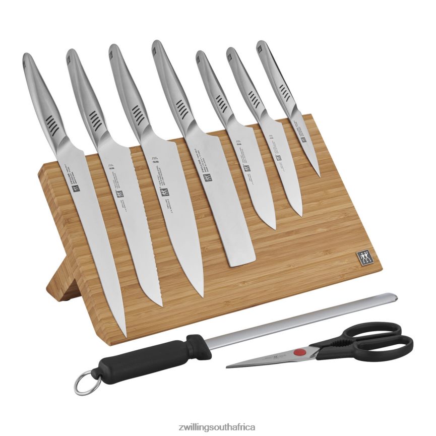 Cutlery Zwilling 2H4BZ4401 TWIN Fin II 10-pc, Bambo Magnetic Easel Set - Image 1