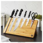 Cutlery Zwilling 2H4BZ4406 Pro 7-pc, Set with Bamboo Magnetic Easel Block, bamboo - Image 2