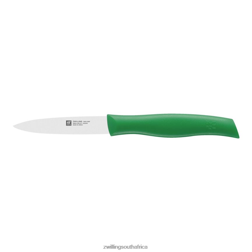 Cutlery Zwilling 2H4BZ4425 TWIN Grip 3.5-inch, Paring Knife Green - Image 1