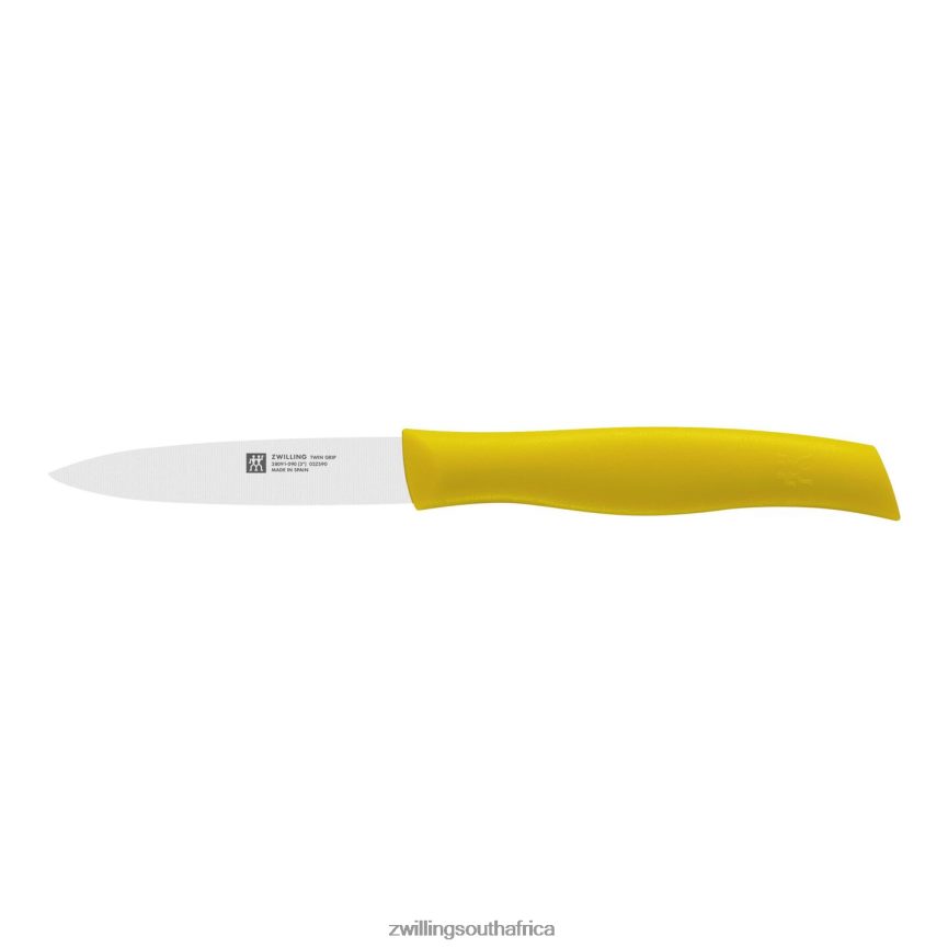 Cutlery Zwilling 2H4BZ4427 TWIN Grip 3.5-inch, Paring Knife Yellow - Image 1