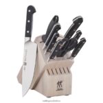 Cutlery Zwilling 2H4BZ445 Pro 10-pc, Knife block set, white