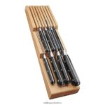 Cutlery Zwilling 2H4BZ448 Professional S 10-pc, Block Set with Beechwood In-Drawer Knife Tray, natural
