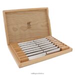 Cutlery Zwilling 2H4BZ452 Steak Sets 8-pc, Stainless Steel Steak Knife Set with Wood Presentation Case - Image 2