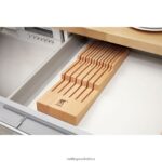 Cutlery Zwilling 2H4BZ470 Storage Beechwood, In-drawer Knife Organizer - Image 3
