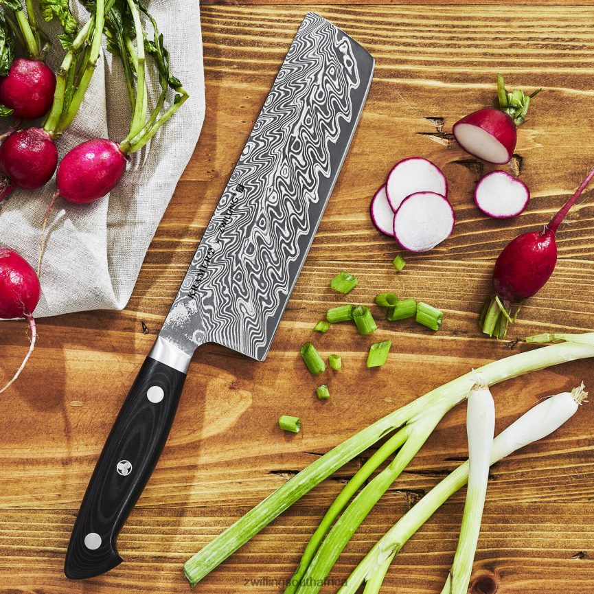 Cutlery Zwilling 2H4BZ475 Kramer - EUROLINE Stainless Damascus Collection 6.5-inch, Nakiri - Image 5
