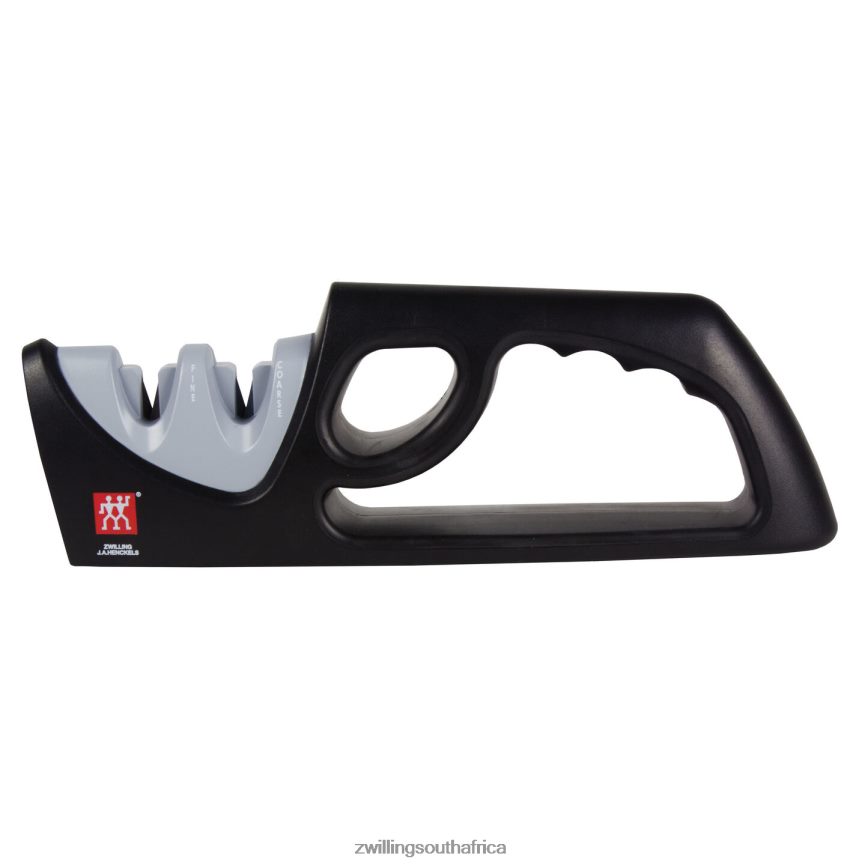 Cutlery Zwilling 2H4BZ487 TWO-STAGE PULL-THROUGH SHARPENER-GRAY - Image 1