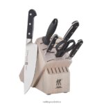 Cutlery Zwilling 2H4BZ496 Pro 7-pc, Knife block set, white