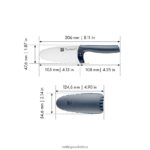Cutlery Zwilling 2H4BZ497 Twinny 4.25 inch, Chef's knife, blue - Image 9