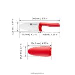Cutlery Zwilling 2H4BZ498 Twinny 4.25 inch, Chef's knife, red - Image 7