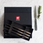 Cutlery Zwilling 2H4BZ49 Steak Sets 8-pc, stainless steel Porterhouse Steak Knife Set in Black Presentation Box - Image 4