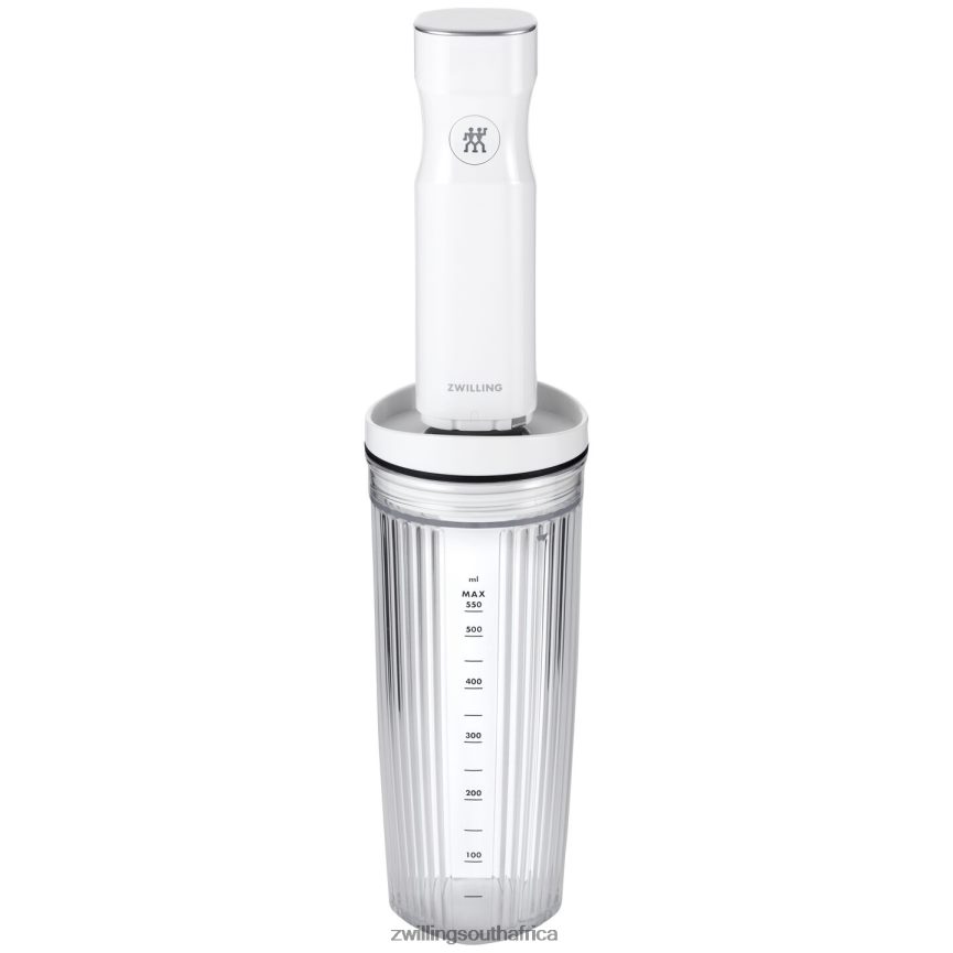 Electrics Zwilling 2H4BZ4576 Enfinigy Personal Blender Jar with Drinking Lid and Vacuum Lid - White - Image 4