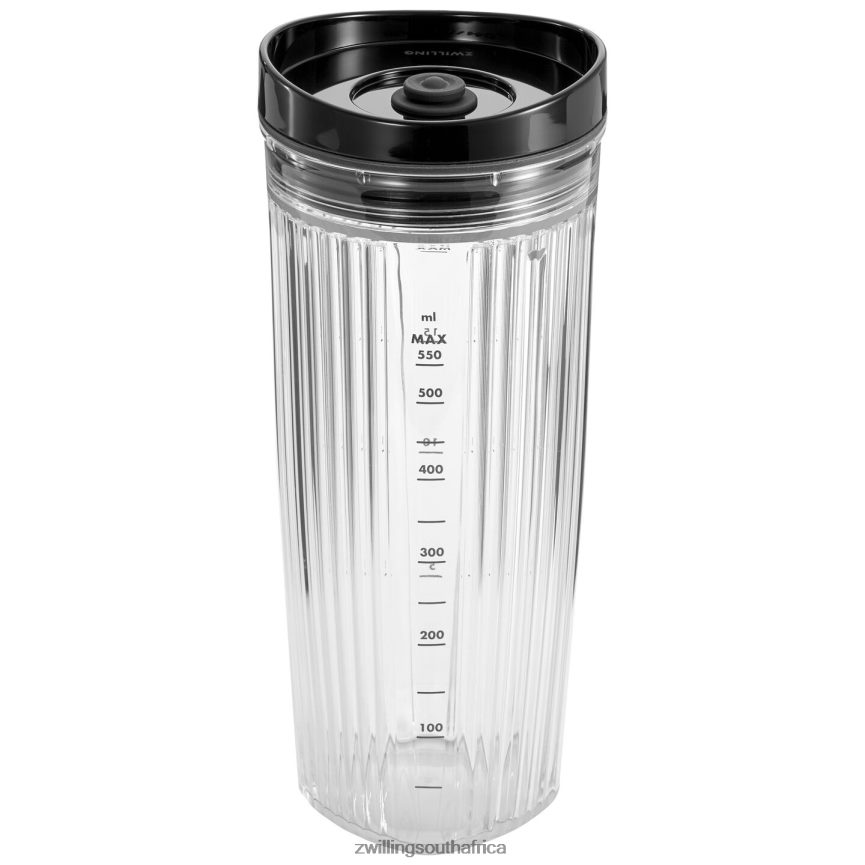 Electrics Zwilling 2H4BZ4585 Enfinigy Personal Blender Jar with Drinking Lid and Vacuum Lid - Black - Image 3