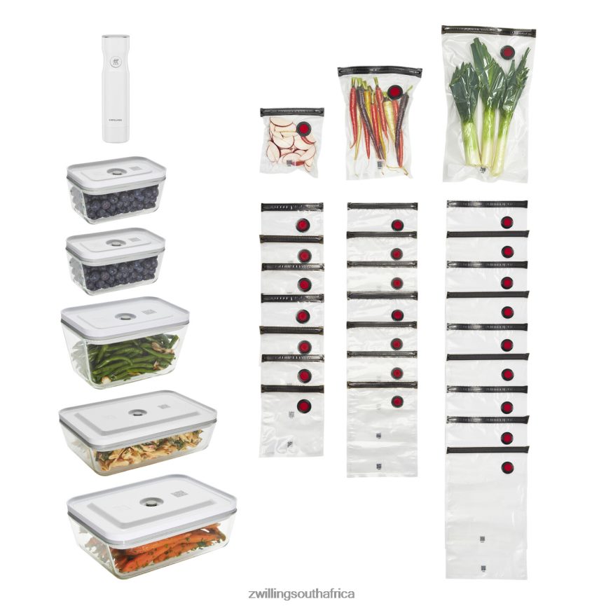 Kitchen Zwilling 2H4BZ4449 Fresh & Save glass Vacuum starter set, 32-pc - Image 1