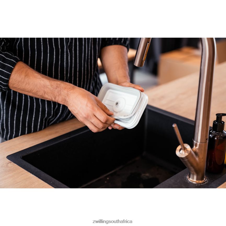 Kitchen Zwilling 2H4BZ4451 Fresh & Save S/M/L / 3-pc Vacuum Container Set, grey - Image 13