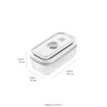 Kitchen Zwilling 2H4BZ4451 Fresh & Save S/M/L / 3-pc Vacuum Container Set, grey - Image 3