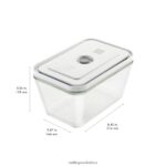 Kitchen Zwilling 2H4BZ4451 Fresh & Save S/M/L / 3-pc Vacuum Container Set, grey - Image 5