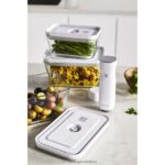 Kitchen Zwilling 2H4BZ4451 Fresh & Save S/M/L / 3-pc Vacuum Container Set, grey - Image 7