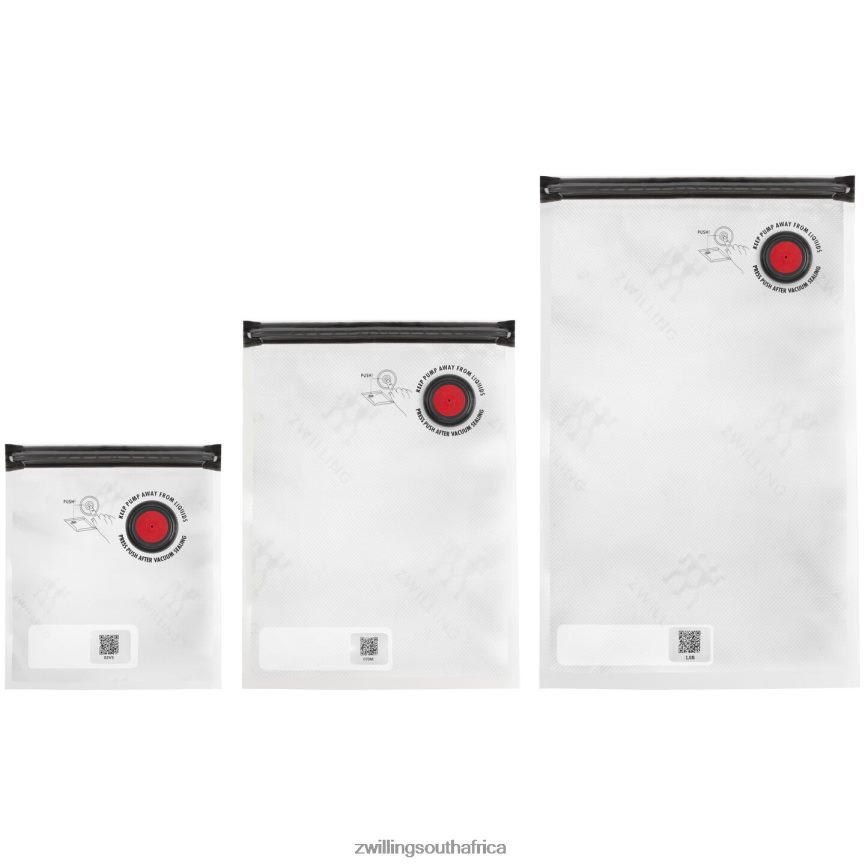 Kitchen Zwilling 2H4BZ4464 Fresh & Save S/M/L / 10-pc Vacuum bag set, plastic - Image 1