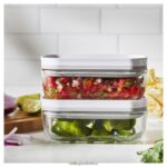 Kitchen Zwilling 2H4BZ4467 Fresh & Save S / 2-pc Small Vacuum Container, glass, grey - Image 2