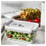 Kitchen Zwilling 2H4BZ4471 Fresh & Save M / 2-pc Medium Vacuum Container, glass, grey - Image 2