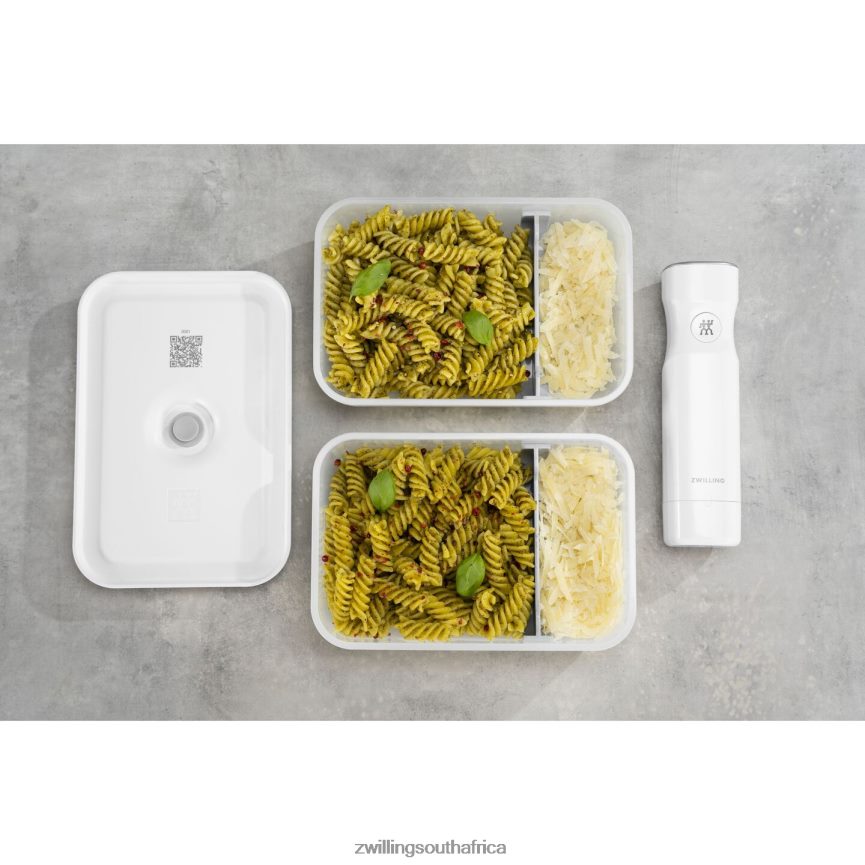 Kitchen Zwilling 2H4BZ4473 Fresh & Save L Flat Vacuum lunch box, plastic, semitransparent-grey - Image 11