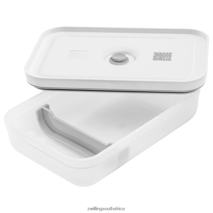Kitchen Zwilling 2H4BZ4473 Fresh & Save L Flat Vacuum lunch box, plastic, semitransparent-grey - Image 6