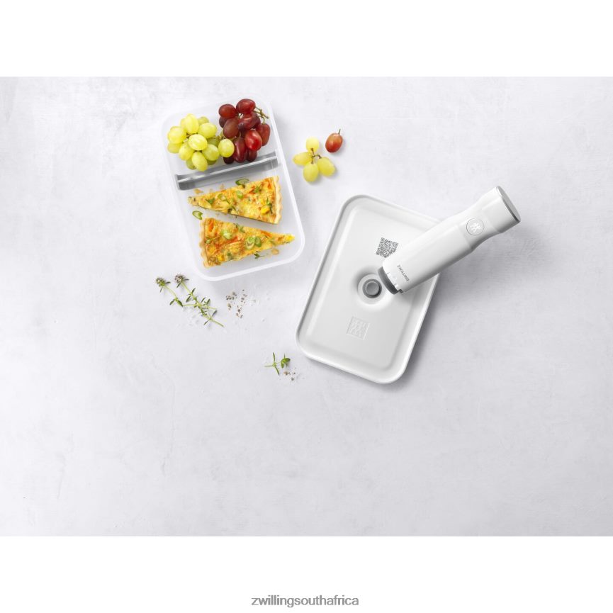 Kitchen Zwilling 2H4BZ4473 Fresh & Save L Flat Vacuum lunch box, plastic, semitransparent-grey - Image 7