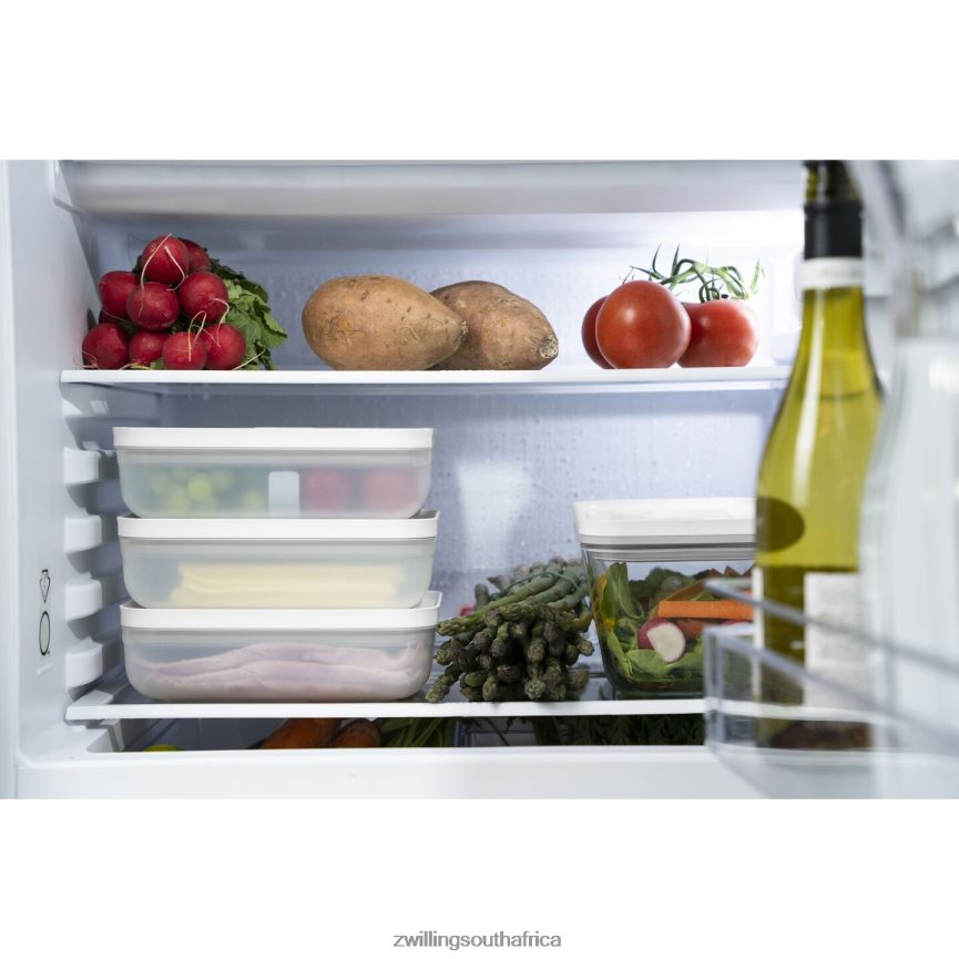 Kitchen Zwilling 2H4BZ4473 Fresh & Save L Flat Vacuum lunch box, plastic, semitransparent-grey - Image 9