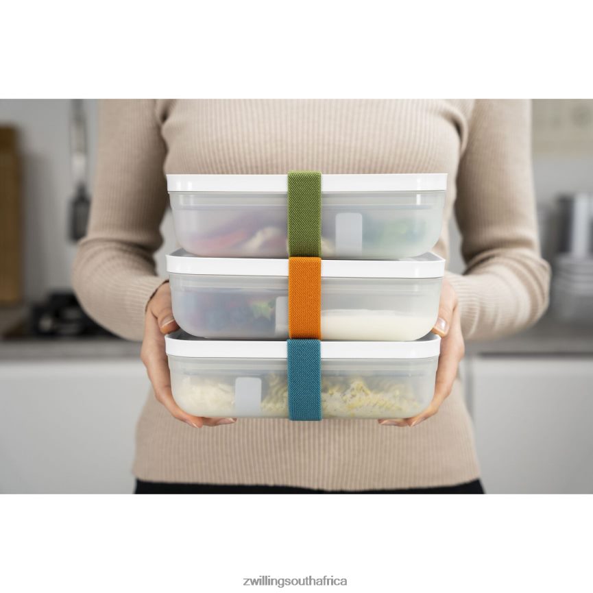 Kitchen Zwilling 2H4BZ4473 Fresh & Save L Flat Vacuum lunch box, plastic, semitransparent-grey - Image 10