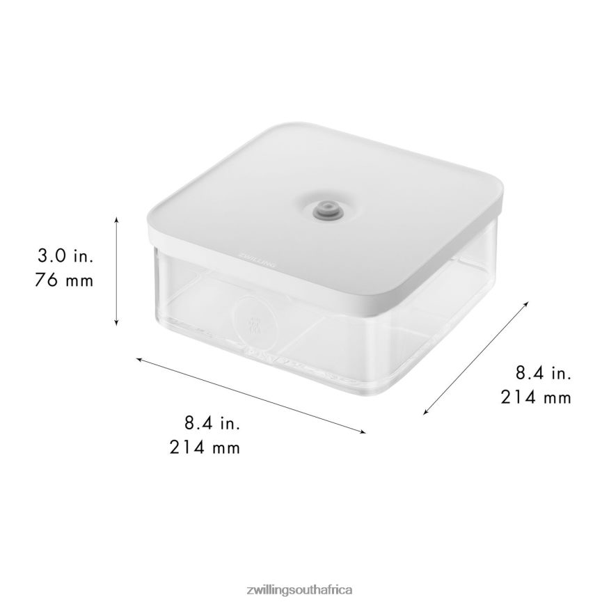 Kitchen Zwilling 2H4BZ4475 Fresh & Save CUBE Container L, 1.75 qt, transparent-white - Image 2