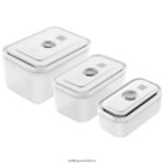 Kitchen Zwilling 2H4BZ4476 Fresh & Save S/M/L / 3-pc Vacuum Container, plastic, semitransparent-grey