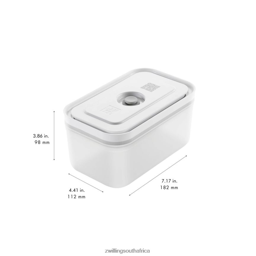 Kitchen Zwilling 2H4BZ4476 Fresh & Save S/M/L / 3-pc Vacuum Container, plastic, semitransparent-grey - Image 6