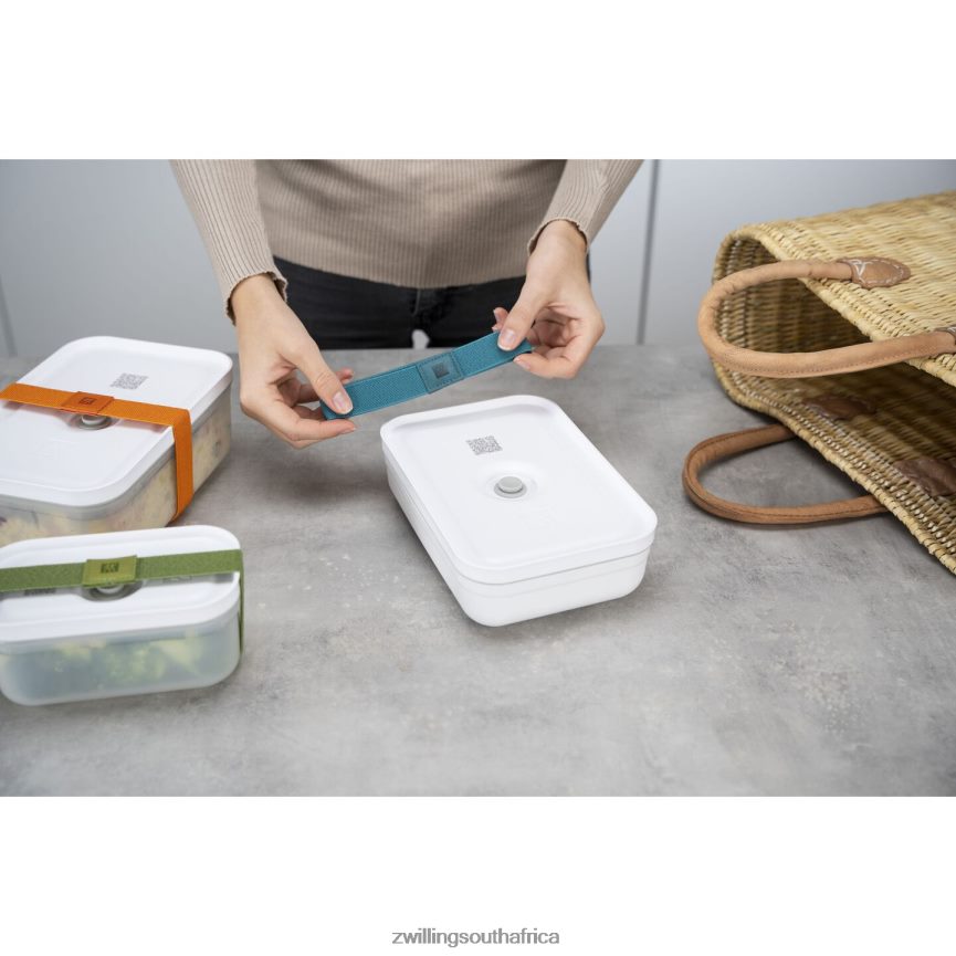 Kitchen Zwilling 2H4BZ4485 Fresh & Save L Vacuum lunch box, plastic, white-grey - Image 8