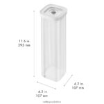 Kitchen Zwilling 2H4BZ4490 Fresh & Save CUBE Container Set 4S, 1.75 qt, transparent-white - Image 2