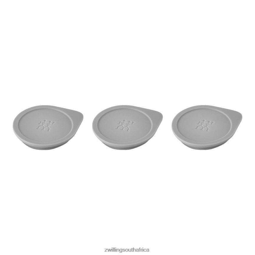 Kitchen Zwilling 2H4BZ4496 Fresh & Save CUBE Label Positioner Set, 3-pc, grey - Image 1