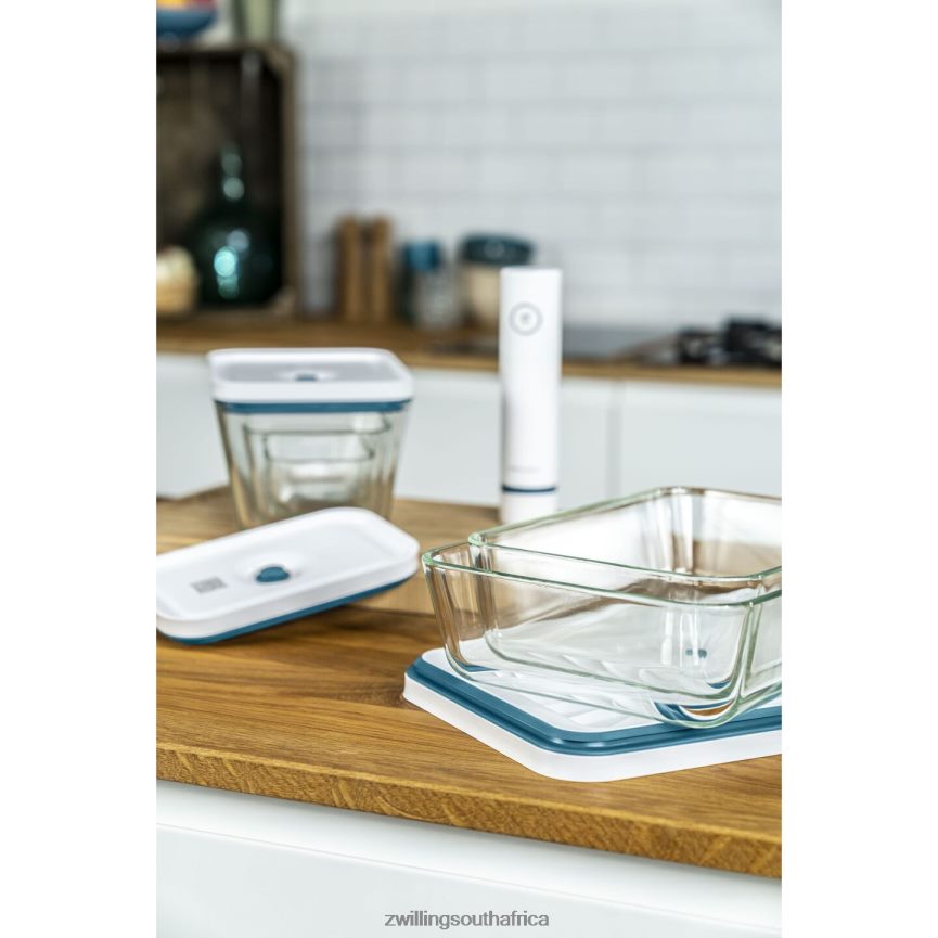 Kitchen Zwilling 2H4BZ4498 Fresh & Save Vacuum gratin dish, glass, la mer - Image 3