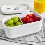 Kitchen Zwilling 2H4BZ4501 Fresh & Save S Vacuum lunch box, plastic, white-grey - Image 6