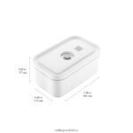 Kitchen Zwilling 2H4BZ4504 Fresh & Save M Vacuum lunch box, plastic, white-grey - Image 3