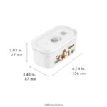 Kitchen Zwilling 2H4BZ4511 Fresh & Save S DINOS Vacuum lunch box, plastic, white-grey - Image 3
