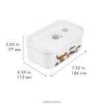 Kitchen Zwilling 2H4BZ4512 Fresh & Save M DINOS Vacuum lunch box, plastic, white-grey - Image 4