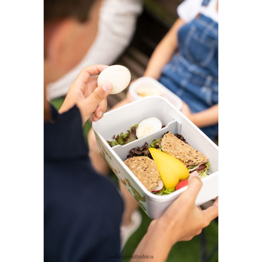 Kitchen Zwilling 2H4BZ4513 Fresh & Save L DINOS Vacuum lunch box, plastic, white-grey - Image 4
