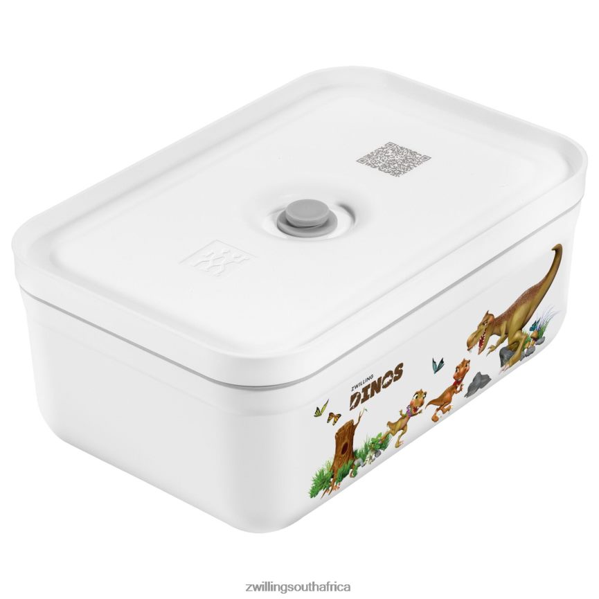 Kitchen Zwilling 2H4BZ4513 Fresh & Save L DINOS Vacuum lunch box, plastic, white-grey - Image 1