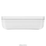Kitchen Zwilling 2H4BZ4514 Fresh & Save L Flat Vacuum lunch box, plastic, white-grey - Image 3
