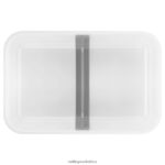 Kitchen Zwilling 2H4BZ4514 Fresh & Save L Flat Vacuum lunch box, plastic, white-grey - Image 4