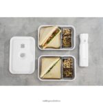 Kitchen Zwilling 2H4BZ4514 Fresh & Save L Flat Vacuum lunch box, plastic, white-grey - Image 10