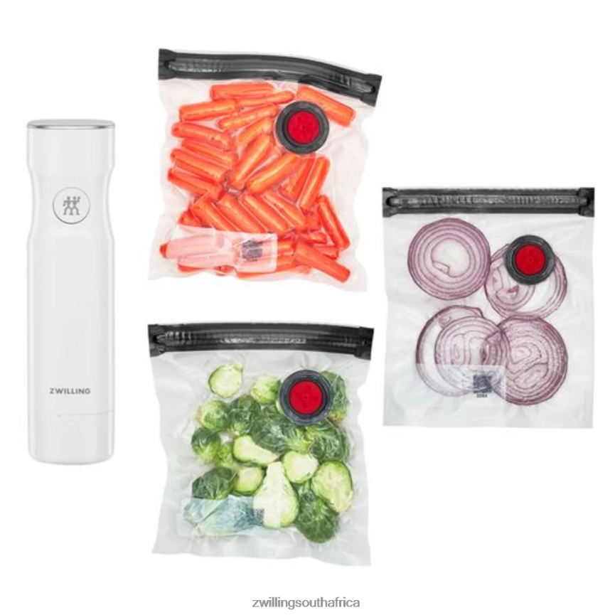 Kitchen Zwilling 2H4BZ4528 Fresh & Save Pump and Bag Set, S / 4-pc, white - Image 1
